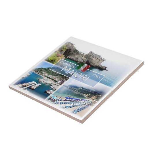 CMP012 MAIORI, Campanië, Italië, Tegeltje (Zijkant)