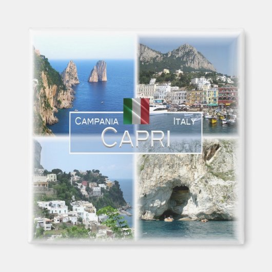 CMP020 CAPRI, Campanië, Italië, Fridge Magneet (Voorkant)