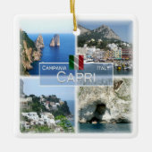 CMP020 CAPRI, Campanië, Italië Keramisch Ornament (Voorkant)