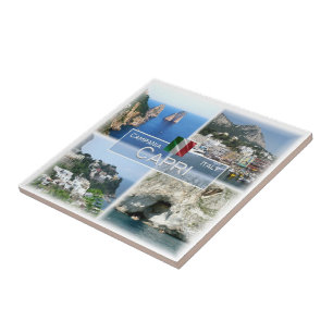 CMP020 CAPRI, Campanië, Italië Tegeltje