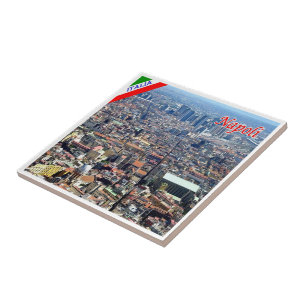 CMP054 NAPELS, Oude Stad, Campania, Italië Tegeltje