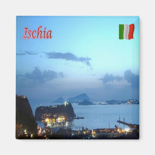 CMP056 ISCHIA, Campania, Italië, Koelkast Magneet