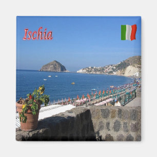 CMP063 ISCHIA, Campania, Italië, Koelkast Magneet