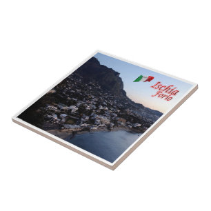 CMP077 ISCHIA, Forio, Campania, Italië, Tegeltje
