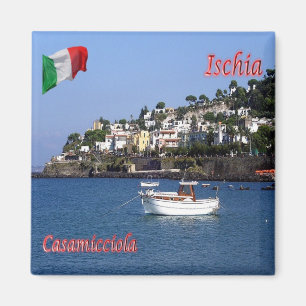 CMP087 ISCHIA, Casamicciola, Italië Koelkast Magneet