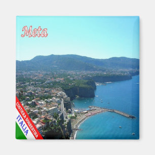CMP105 AMALFI KUST, META, Italië, Koelkast Magneet