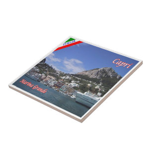 CMP123 CAPRI, Marina Grande, Italië, Tegeltje