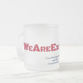 CMS Frosted Coffee Mok (Voorkant links)