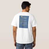 CMT-t-shirt waarschuwing Ik heb een chronische aan T-shirt (Achterkant volledig)