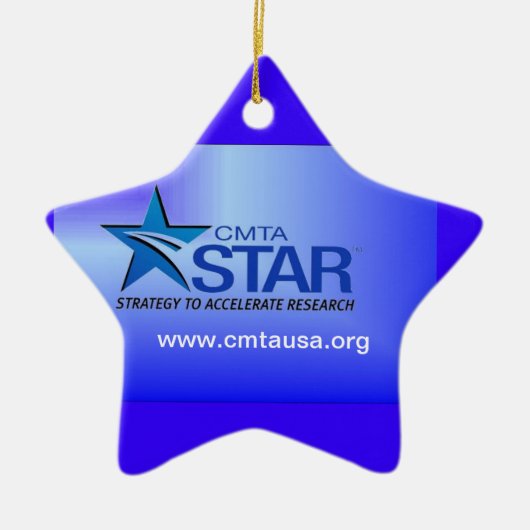 CMTA STAR-versiering Keramisch Ornament (Voorkant)