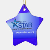CMTA STAR-versiering Keramisch Ornament (Links)