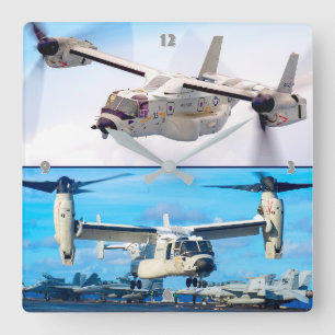 CMV-22B OSPREY VIERKANTE KLOK