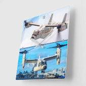 CMV-22B OSPREY VIERKANTE KLOK (Hoek)