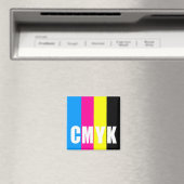 CMYK - aimant carré (In Situ (Lave-vaisselle))