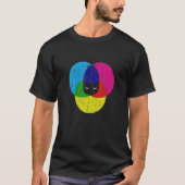CMYK Cat Designer T-shirt (Voorkant)