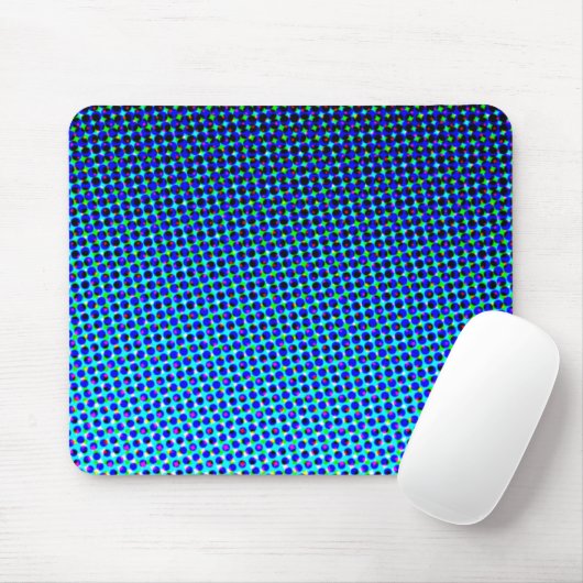 CMYK Dot Pattern mousepad Muismat (Met muis)