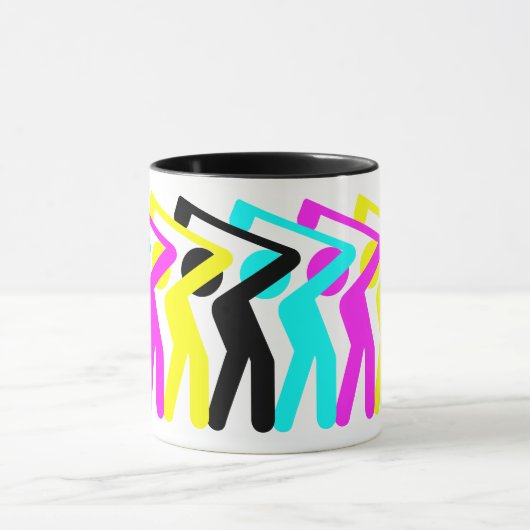 CMYK Golfer Mok (Midden)