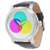 CMYK-kleur Horloge (Gekanteld)