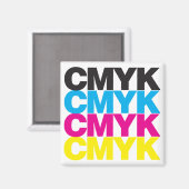 CMYK MAGNEET (Voorkant / Achterkant)
