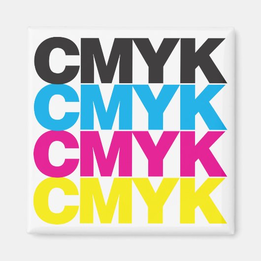 CMYK MAGNEET (Voorkant)