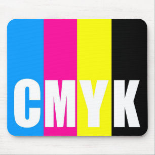 CMYK - mousepad Muismat