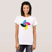 CMYK-nayl T-shirt (Voorkant volledig)