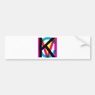 CMYK-pool Bumpersticker