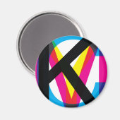 CMYK-pool Magneet (Voorkant / Achterkant)