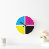 cmyk ronde klok (Huis)