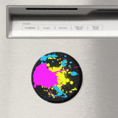 CMYK Splash Magneet (Insitu (Vaatwasser))