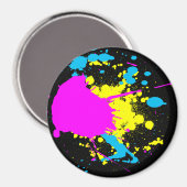 CMYK Splash Magneet (Voorkant / Achterkant)