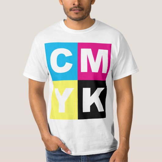 CMYK T-SHIRT (Voorkant)