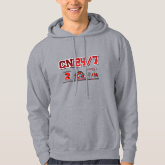 CN24-7-netwerksweatshirt - Mannen Hoodie