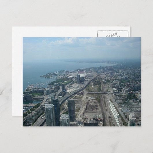 CN Tower Uitzicht Briefkaart (Voorkant / Achterkant)