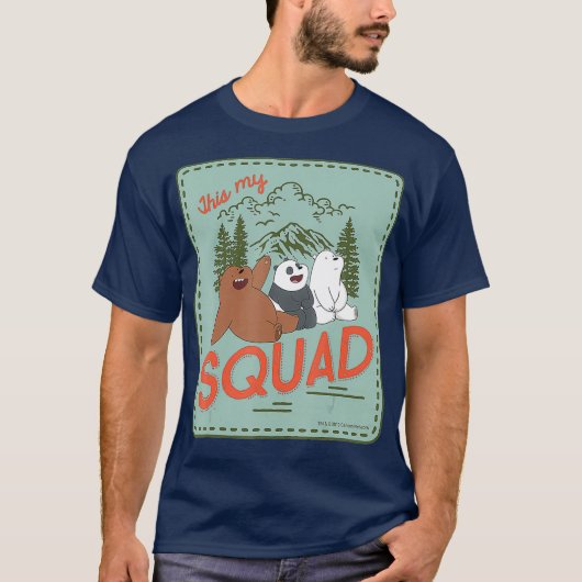 CN We Bare Bears This My Squad T-shirt (Voorkant)