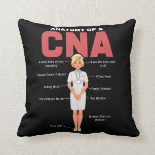 CNA anatomieurse Certified Nursing Assistant Kussen
