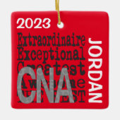CNA Buitengewoon DOUANE Keramisch Ornament (Voorkant)