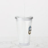 CNA Certified Nursing Assistant Cheetah Print Acryl Drinkbeker (Rechts)