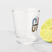 CNA Certified Nursing Assistant Cheetah Print Shot Glas (Links)