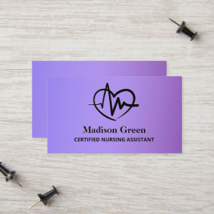 CNA Certified Nursing Assistant Contactkaartje