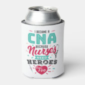 CNA Certified Nursing Assistant Heroes Blikjeskoeler (Blikje Voorkant)