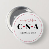 CNA Certified Nursing Assistant Pinback Button (Voorkant /achterkant)