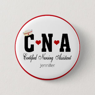 CNA Certified Nursing Assistant Ronde Button 5,7 Cm