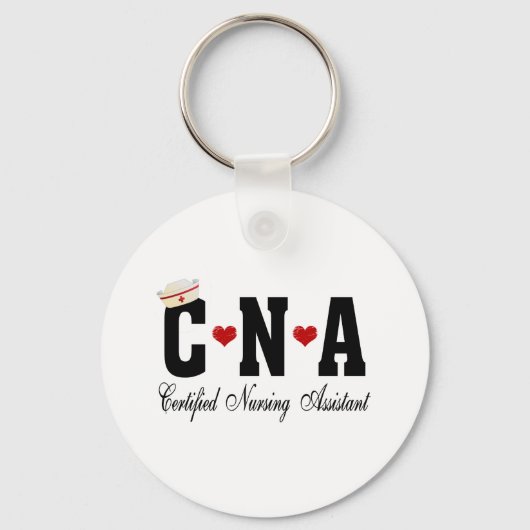 CNA Certified Nursing Assistant Sleutelhanger (Voorkant)