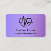 CNA Certified Nursing Assistant Visitekaartje (Voorkant)