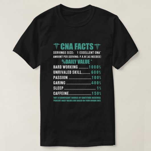 CNA Feit %dagelijkse waarde T-shirt (Design voorkant)