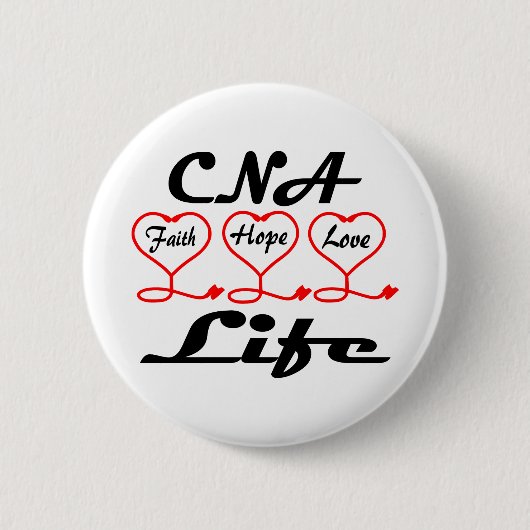 CNA Hope Love Faith Ronde Button 5,7 Cm (Voorkant)