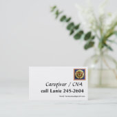 CNA-kaartmodel Visitekaartje (Staand voorkant)