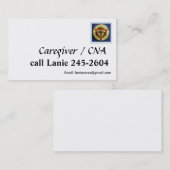 CNA-kaartmodel Visitekaartje (Voorkant / Achterkant)