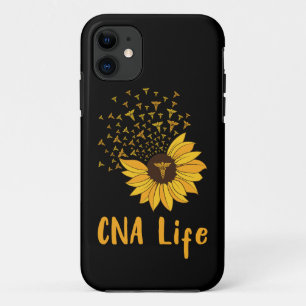 CNA Life Sunflower Proud CNA Cute Nurse iPhone 11 Hoesje